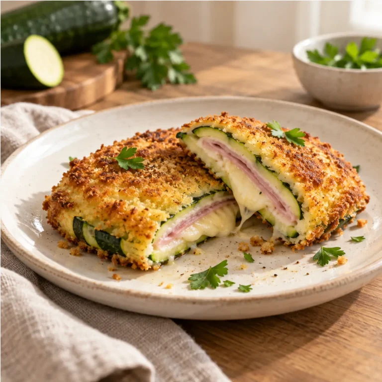 Cordon bleu de courgette : une recette croustillante et fondante