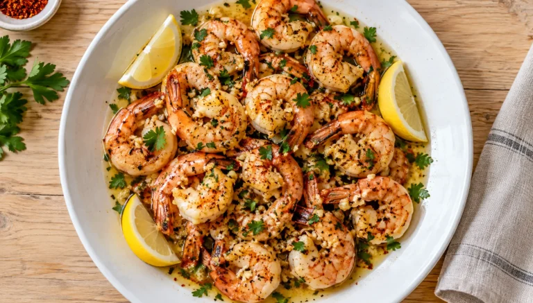 Crevettes à l’ail et au beurre : recette rapide et savoureuse